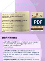 Advertisement PPT - E12 - Gasal 1617 - Ms Via