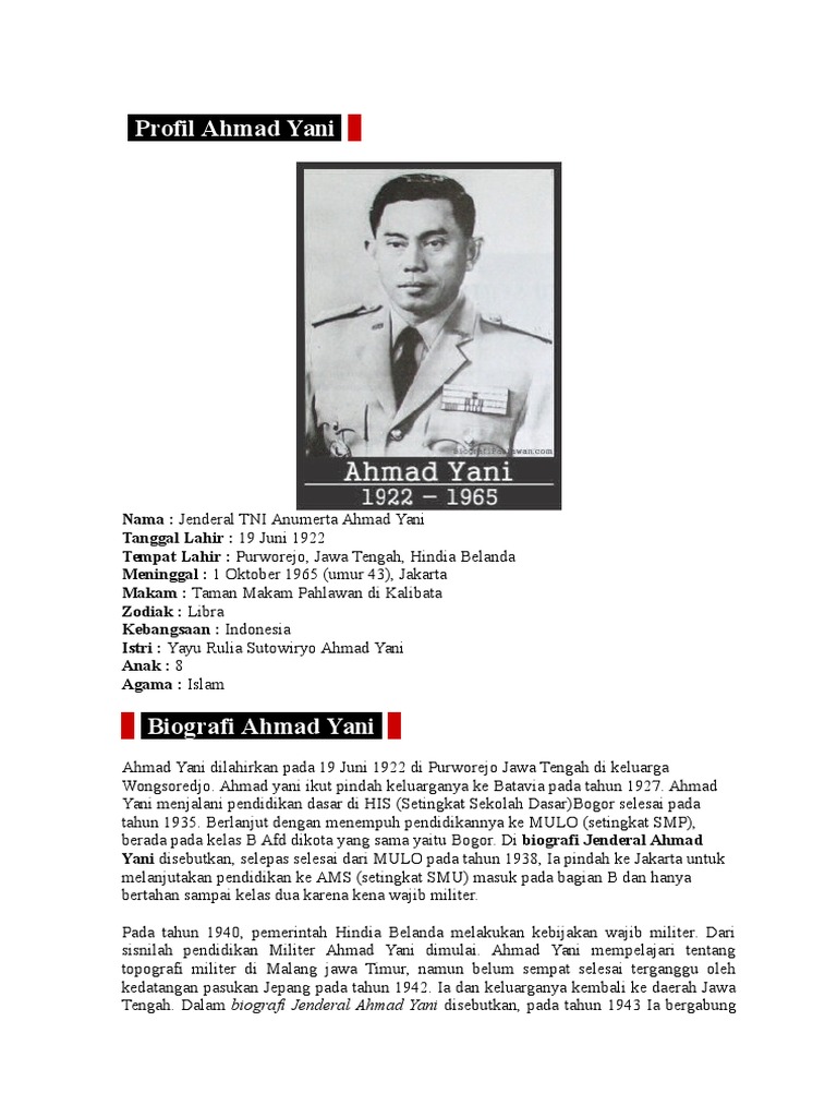 Ahmad Yani