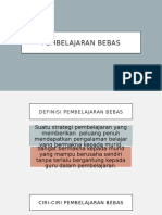 PEMBELAJARAN BEBAS DEFINISI