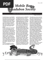 Download Winter 2009 Mobile Bay Audubon Society Newsletters   by Mobile Bay Audubon Society SN33845145 doc pdf