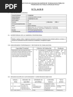 Silabo - Contabilidad de Costos (Tercer Semestre)