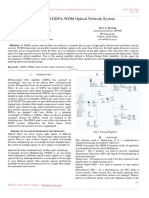 Analysis of EDFA-WDM Optical Network System