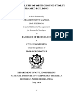 Seismic Analysis of Open Ground Storey Framed Building: Shambhu Nath Mandal