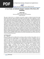 A Case Study On Inelastic Seismic Analysis of Six Storey RC Building