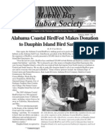 April-May-June 2006 Mobile Bay Audubon Society Newsletters  