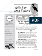 September-October 2004 Mobile Bay Audubon Society Newsletters  