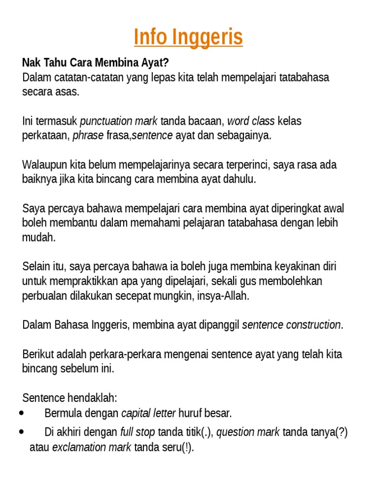 Info Inggeris Pdf