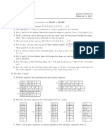 Exercises on Graphs of Linear Equations