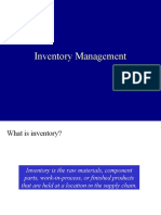 Inventory Management management