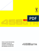 Owners Manual 456 GTA 1086 1996