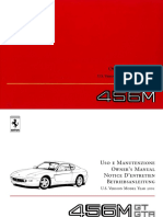 Owners Manual 456M 2001 US