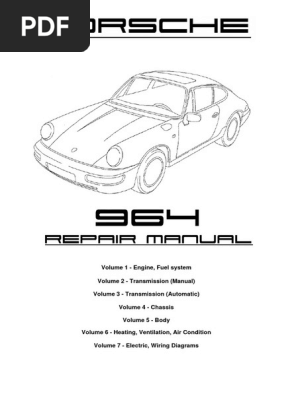 Porsche 964 Workshop Manual