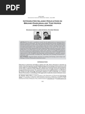 Brunei 1 Pdf Teachers Knowledge