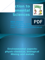 Introduction To Environmental Sciences