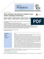 Acute Respiratory Viral Infections in Pediatric Cancer Patients Undergoing Chemotherapy