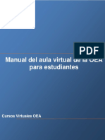 Manual Del Aula Virtual de La OEA para Estudiantes