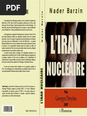 l iran nucleaire nader barzin pdf j ai couru arme nucleaire