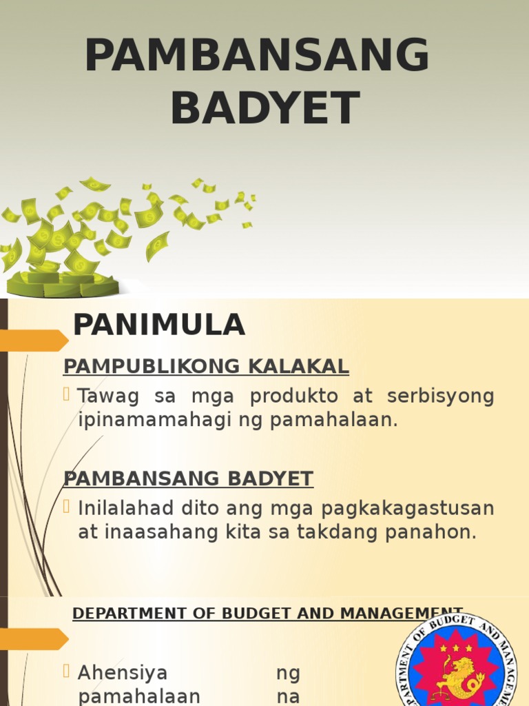 Pambansang Badyet PDF