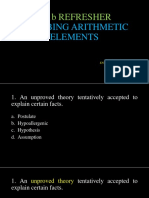 001b Refresher Arithmetic Elements