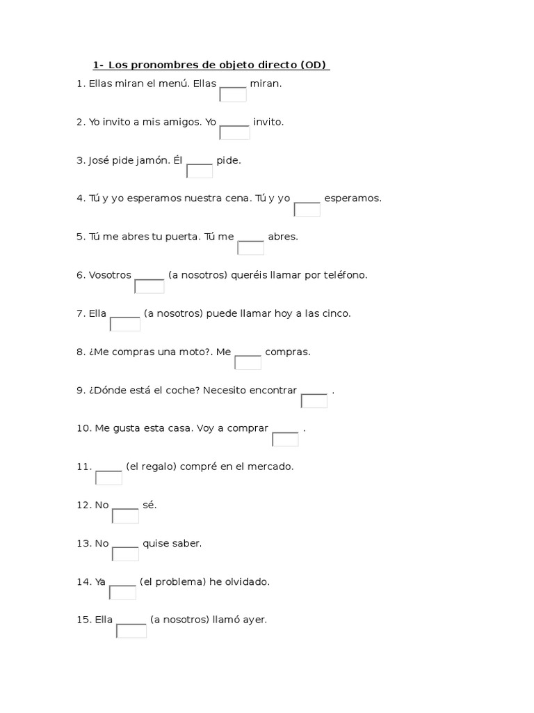 los-pronombres-de-objeto-directo-e-indirecto-ejercicios-pdf-objeto-gram-tica-ocio