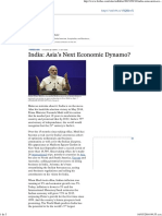 Fuller, Ed - India. Asia's Next Economic Dynamo