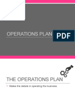 Operations & Financial Plan