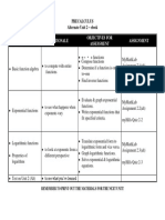 Unit 2a Assignments (eBook) Precalculus 