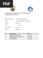 CLB 20903 Engineering Statistics UniKL MICET Assignment (Question 5) : Linear Regression Analysis