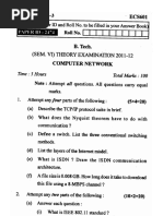 Computer Network Ecs 601