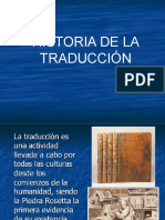 Historia de La Traducción