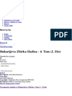 Buharijeva Zbirka Hadisa - 4. Tom (2. Dio) PDF