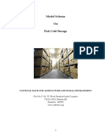 Model Scheme for Fish Cold Storage Facilities