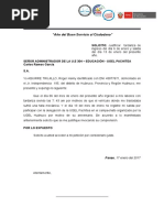 SOLICITUD DE JUSTIFICACION