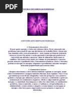 Atitudes Que Drenam Energias