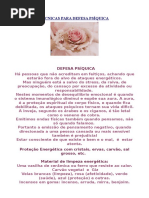 Tecnicas Para Defesa Psiquica
