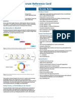 Scrum Reference Card, by Michael James