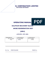 Indian Oil's Mathura Refinery Amine Regeneration Manual