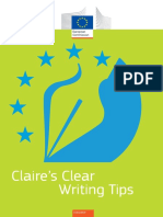 Clear Writing Tips en PDF