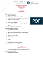 Programa Concurs Clasa I PDF