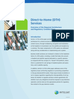 Direct-to-Home (DTH) Services: Overview of The Required Architecture and Regulatory Considerations