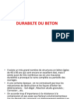 Durabilite Du Beton