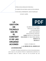 Gestion (u.02) La g.t en El Contexto de Las Organizaciones