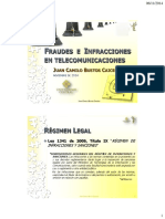 14 Fraudes, Infracciones en Telecomunicaciones