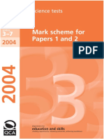 9999065023-2004 Ks3 Science Mark Schemes