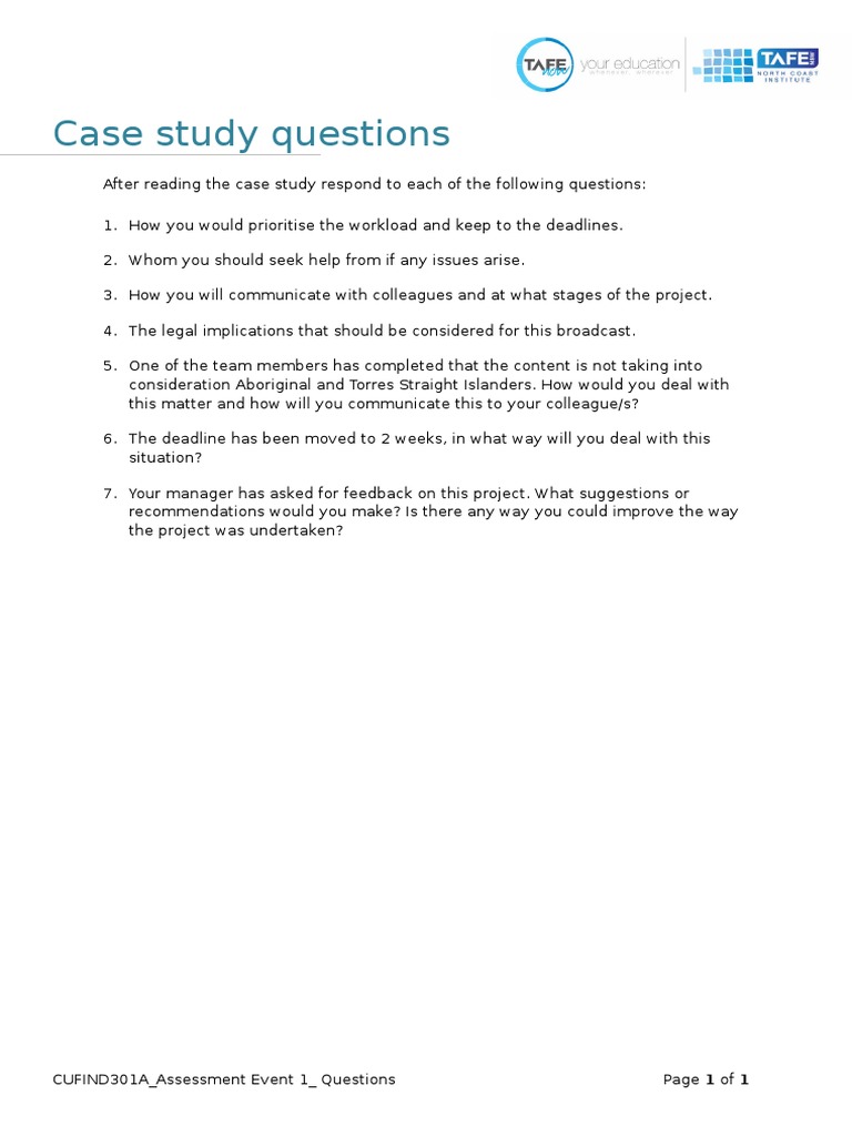 Case Study Response Guidelines | PDF | Career & Growth | Business