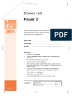 999906664X-2005 Ks3 Science Level 3-6 Paper 2