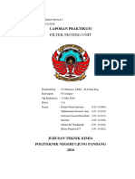 Laporan Praktikum Filter Testing Unit (FTU)