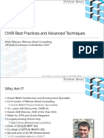 OWB Best Practices & Advanced Features.pdf