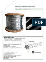 Ficha Tecnica Cable de Acero Linea de Vida