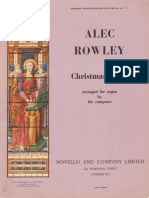 Rowley Christmas Suite Organ Solo